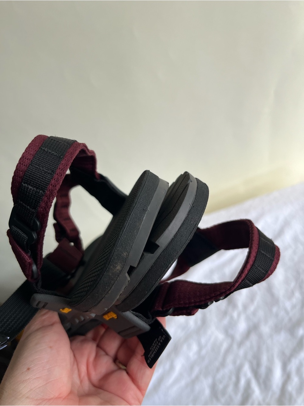 Bedrock Sandals Barefoot Minimalist Shoes Sz 11 Men’s 12 Women’s Maroon Burgundy - Picture 11 of 11